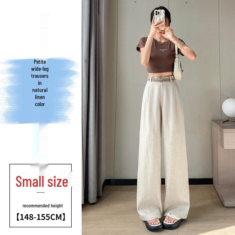 

2026 Slim Fit High Waist Ultra-Thin Women s Polyester Pants Medium