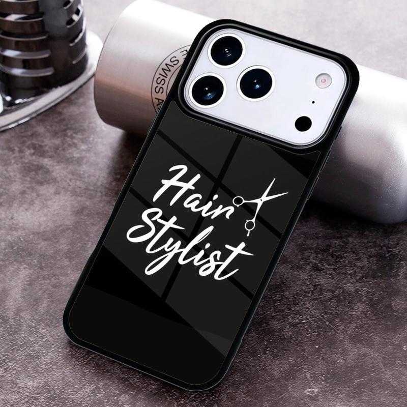 Hair Stylist Hairdresser Phone Case for iPhone 17 16 15 Pro Max Air 14 13 12 11 Plus Shockproof Cover