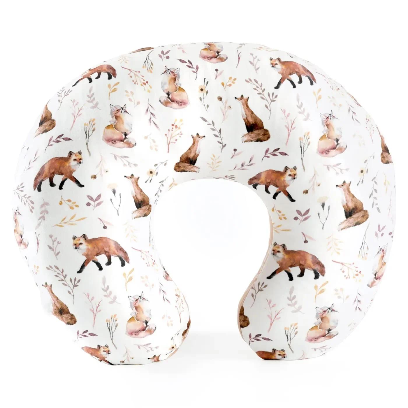 

Breathable Stretch Nursing Pillow Cover Detachable Infant Support Cushion Versatile Baby Sitting Aid for Home/Travel 0-12 Months