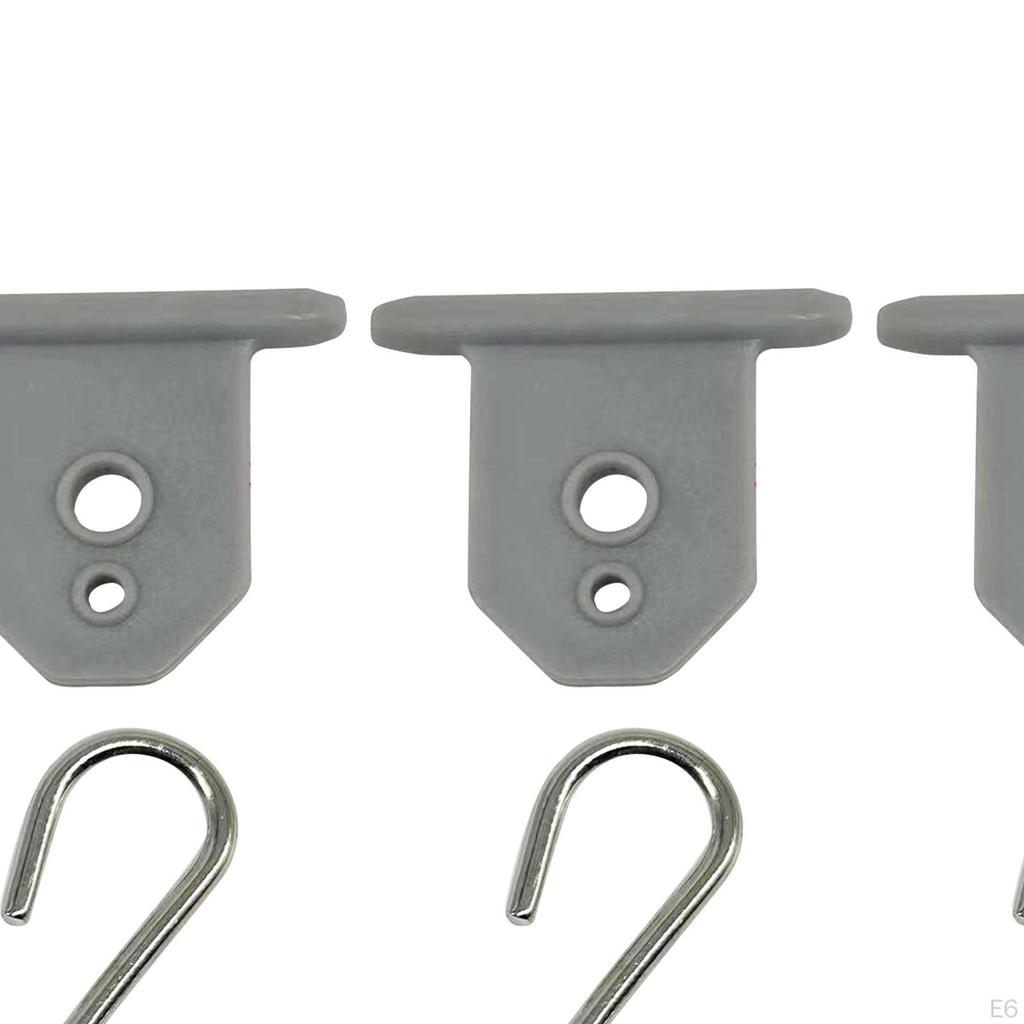 Awning Clips for Light Rope Attachment Set with RV Hooks Travel