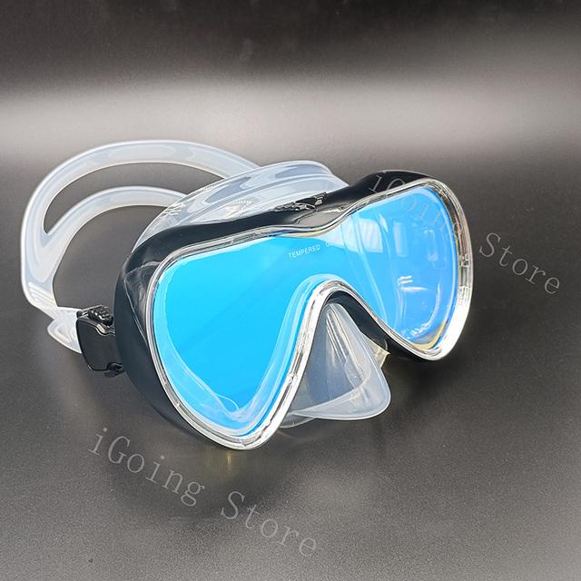 Professional Scuba Diving Mask and Snorkels Anti-Fog Goggles Glasses Diving Swimming Easy Breath Tube Swimming Equipment Best