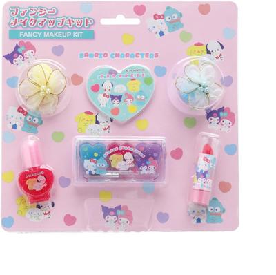 Sanrio Characters Fancy Makeup Punikyukyu Ages 250712 Kit, Pink, 6+, Cosmetics, Accessories,