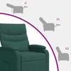 Recliner Dark Green Fabric