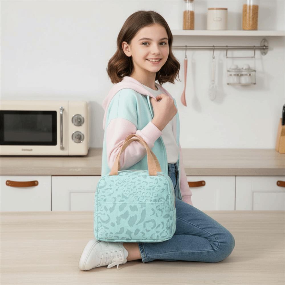 Thickened Thermal Insulation Bag Aluminum Film Picnic Box Pouch Handheld Insulated Bag School