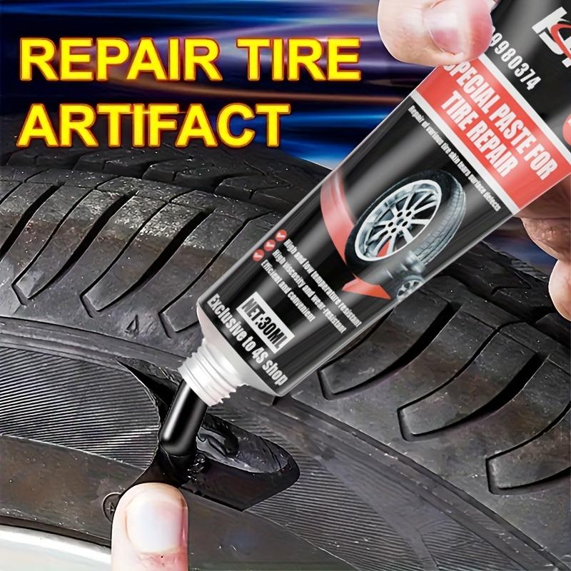 Tire Repair Patches - Special Rubber for Immediate Bonding of Tire Sidewalls, Waterproofing, Heat Resistance, and Filling Cracks