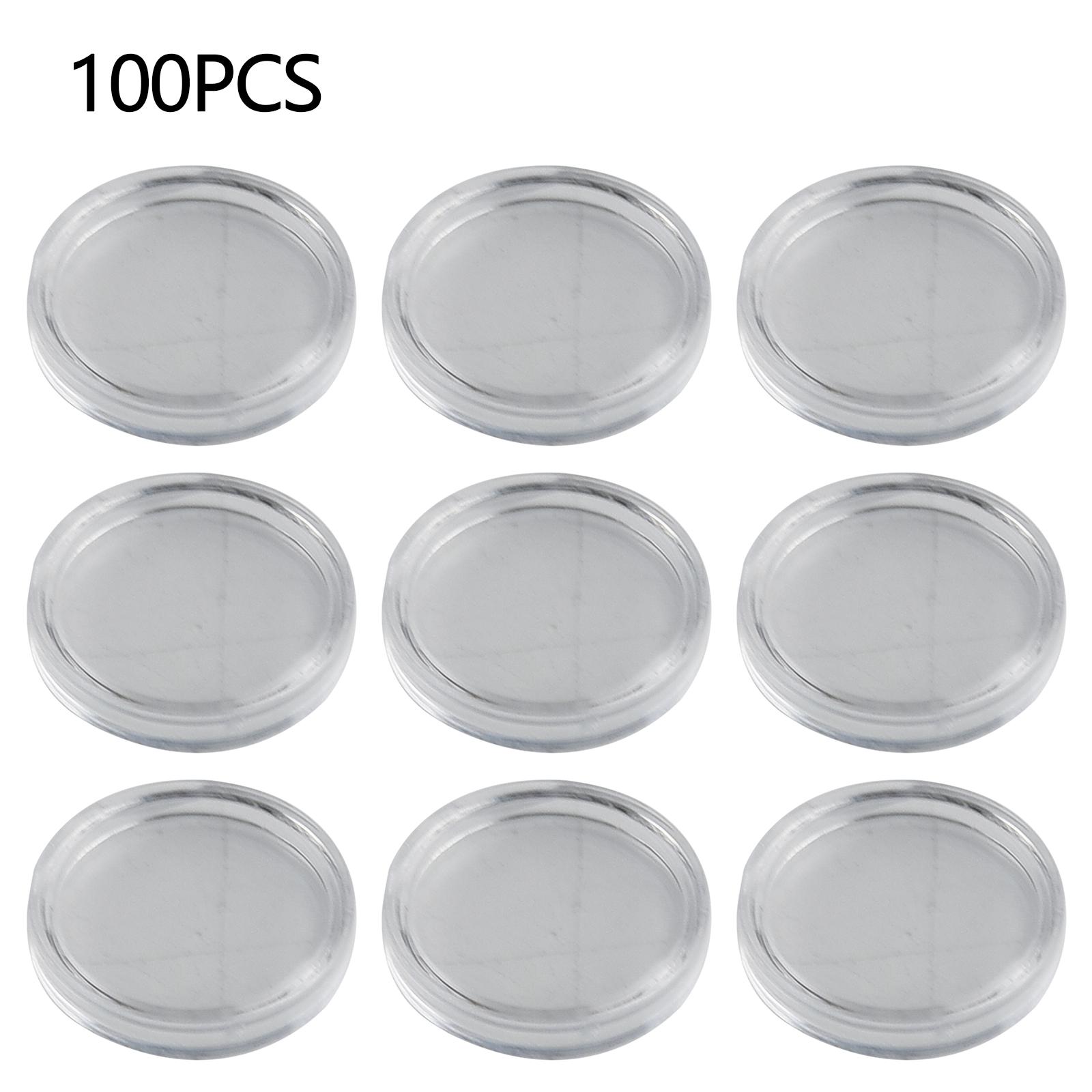 Containers Coin box Holder Paper Money Plastic Publications Capsules Clear Holders Supplies Transparent 100Pcs China Mainland