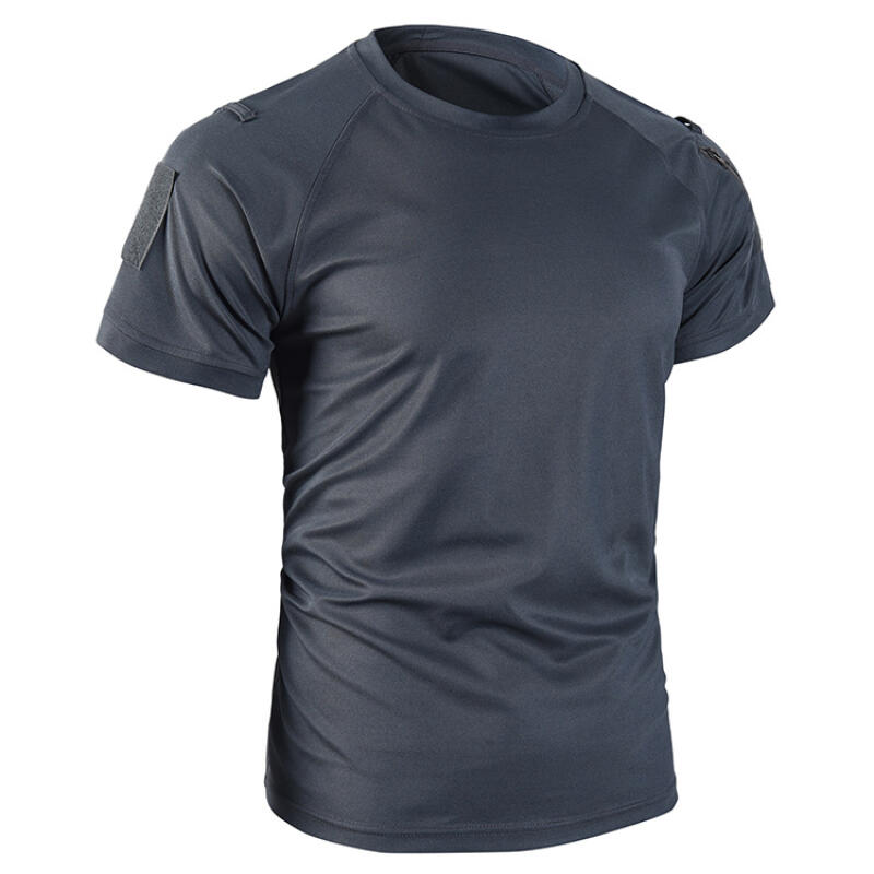 Men Summer Round Neck Tactical Military T-Shirt Men Camouflage Army Green Short Sleeve Tee Breathable Lightweight Quick-Dry Half Sleeve Top Daily Wear