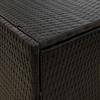 Vidaxl Gartenschrank, Schwarz, 198X55,5X80 Cm, Polyrattan