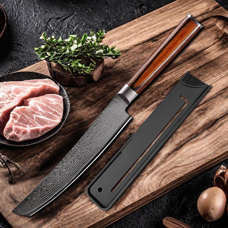 Damascus Staal Keuken Chef Mes Uitbeen Snijmes Slagersmes Vlees Vis Sushi Mes Professionele Kookmes