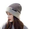 Korean Style Knitted Hat Breathable All-match Hat Cozy Double-faced Hat  Female Use
