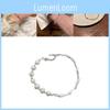 Trendy Minimalist Baroque Pearl Bracelet For Women French Style Jewelry Highend