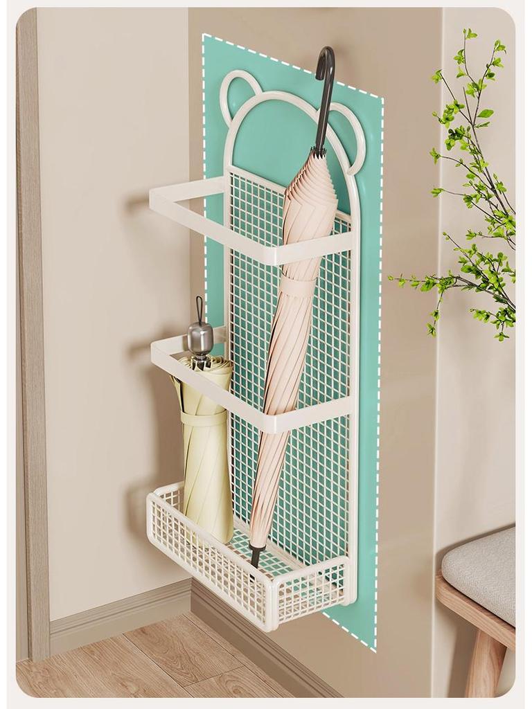 Punch-Free Panda Umbrella Stand - Creative & Water-Draining Storage for Entryway
