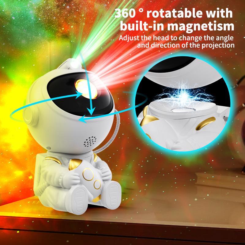 Starry Sky Astronaut Projector Lamp - Night Light Bedroom Decor