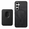 For Samsung Galaxy S25+ Case Detachable Magnetic Card Bag Leather Phone Back Cover