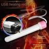 Pockets Pussy Heating Rod USB Hole Fake Vagina Male Masturbation Cupwarmer For Masturbator Use Sex Toys USB Stick
