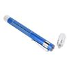 LED Penlight Yellow Lighting Concave Head Aluminum Alloy Medical Pen Light with Pupil Gauge Blue