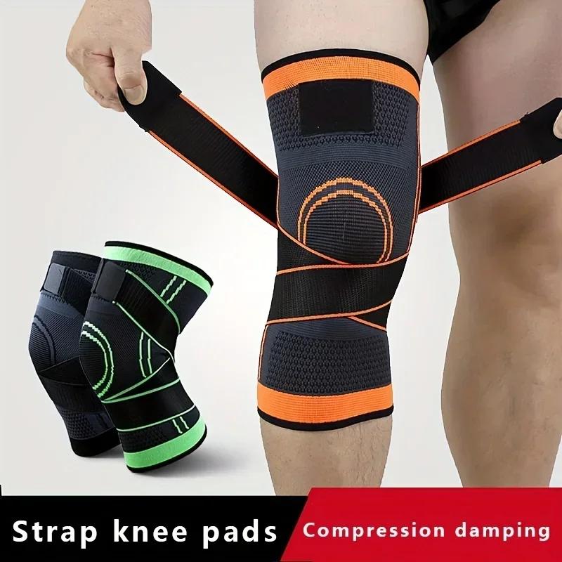 Kniebeschermer Sport Ademend Kniekussen Fitness Mannen Vrouwen Basketbal Kniebrace Sportschool Compressiebanden Wandelen Mouw Amagi