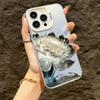 Luxury Lotus Flower Anti-drop Armour Case For iPhone 16 Pro Max 15 14 13 12 11 Pro XR XS X 7 8 Plus Lens protect plating Cover