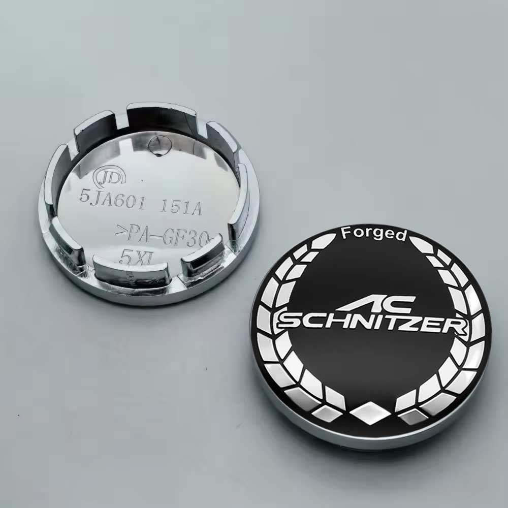 4 Stück 56mm Für AC SCHNITZER Emblem Auto Radnabenkappen Aufkleber Felge Radkappen Radnabenabdeckung Für E36 E46 E60 E90 E91 E92 E93 F30 F20 M3