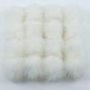 16Pcs Soft Pompom Balls for DIY Sweater Hat Shoes Craft Projects Clothing Accessories Decor Gift Set 8Cm Diameter Elastic Rope
