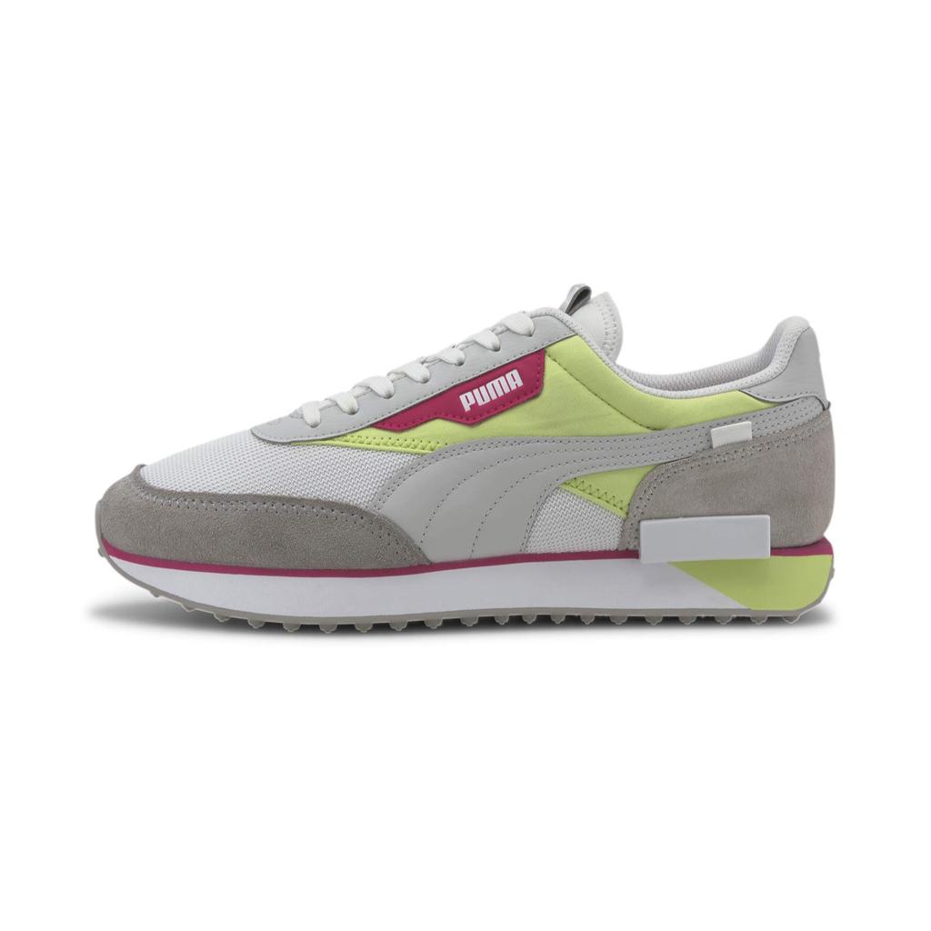 Puma Future Rider Neon Play Gray Size Cm Sneakers, Violet/Sharp Green, 27.5