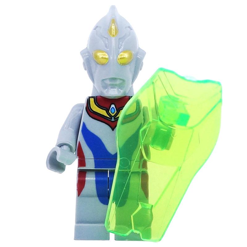 Figurine Blocuri de Construcție Set Păpuși Asamblare Particule Mici Cu Geantă Arme