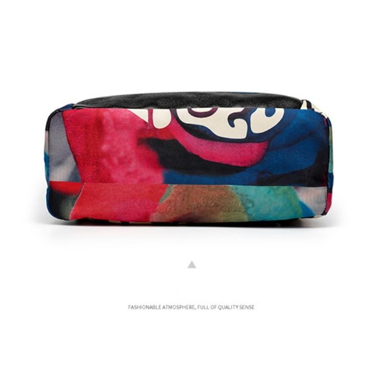 Backpack Women's Ethnic Style Printed Single Shoulder Crossbody Bag Simple and Lightweight Travel Backpack