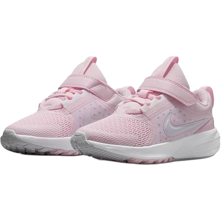 New Nike Star Runner 5 Shock Absorbers Low Top Kids' Running Shoes Pink White Children Aged 3 7 Years Old HF7005-600