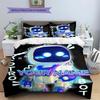 ASTRO BOT Custom Name Pattern Bedding,Quilt Set Quilt Cover Pillowcase Home Birthday Gift(1 * Duvet Cover + 2 * Pillowcase, Without Core)