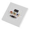 HDMI VGA 3RCA Threeinone Integrated Multimedia Wall Panel Audio Video Socket