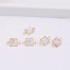 Hot-selling High-quality Small Brass + Zircon Trendy Pendant DIY Handmade Necklace Bracelet Accessories