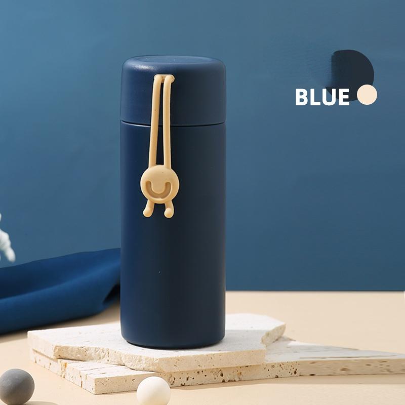 Portable Water Cup Thermos Cup 260ml Vacuum Flasks Portable Stainless Steel Thermos Cup Water Bottle Travel Tea Mug Office Thermos Cup