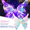 Creative LED Electric Butterfly Wings with Light Music Glowing Electric Fairy Wings  Birthday Gift