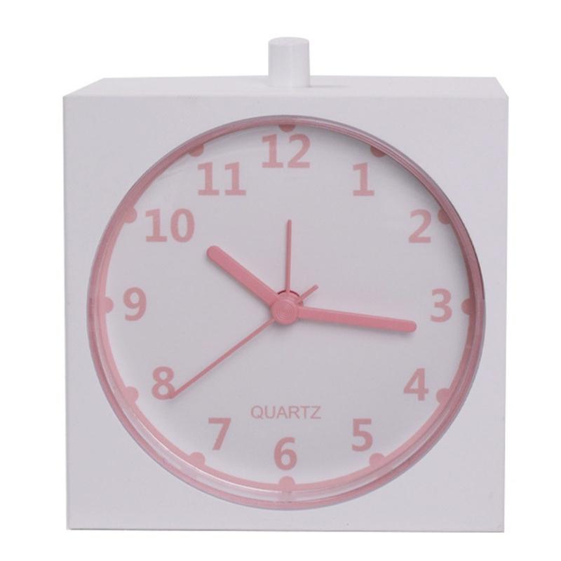 Modern Minimalists Alarm Clock with Builts In Nightlight and Quiet Movement for Home Decors Battery Operated Table Clock
