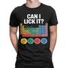Periodic Table Can I Lick It 100 Days of School  T-Shirt Men Women  Casual Cotton Tee Shirt O Neck T Shirt Plus Size Clothes