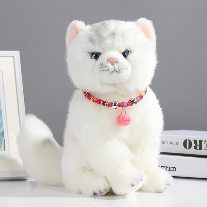 

Pet Collar Colored Collar Cat Dog Bell Necklace Adjustable Dog Collar Soft and Comfortable S розовый