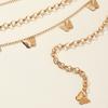 Retro Butterfly Element Multi-layer Fringed Body Chain, Personalized Versatile Geometric Waist Chain