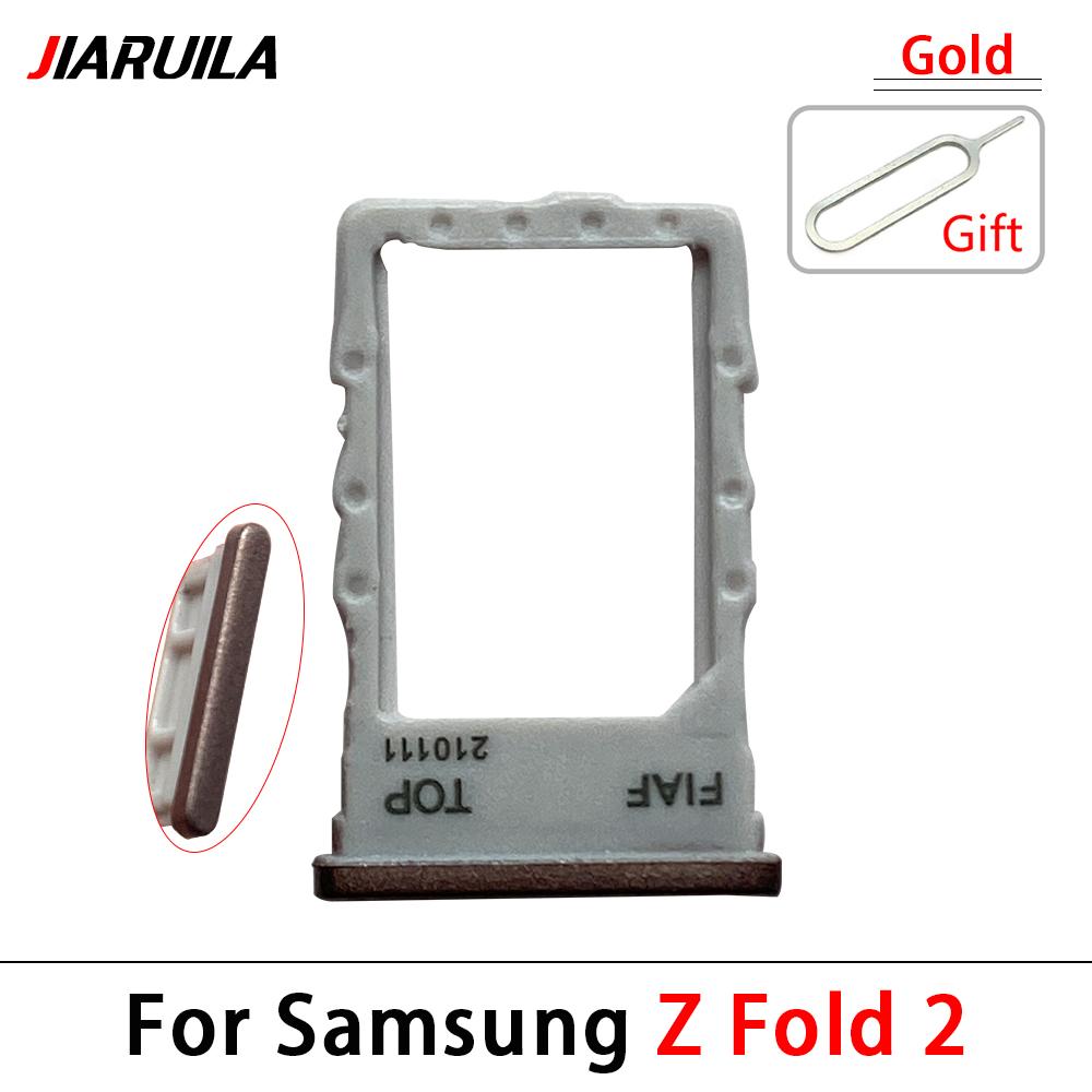 Neue SIM-Karte für Samsung Z Fold 1 1 1 Fold1 Fold1 Fold1 F9111 F9161 F9161 F9161 W11W11 W11 SIM-Kartenhalter Schacht Ersatzteil