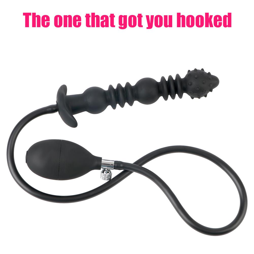 Spikes Aufblasbare Anal Perlen Für Frauen Vaginal Dilatator Männer Butt Plug Expander 18-52 cm Große Dildos Weibliche masturbator Sex Spielzeug