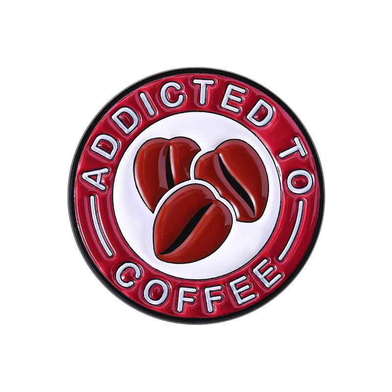 Serie de Té con Leche y Café Pin de Esmalte Broche Divertido Insignia de Dibujos Animados Para Bolsos Jeans Sudaderas Pin de Solapa de Mezclilla Joyería Mejor Regalo para Niños