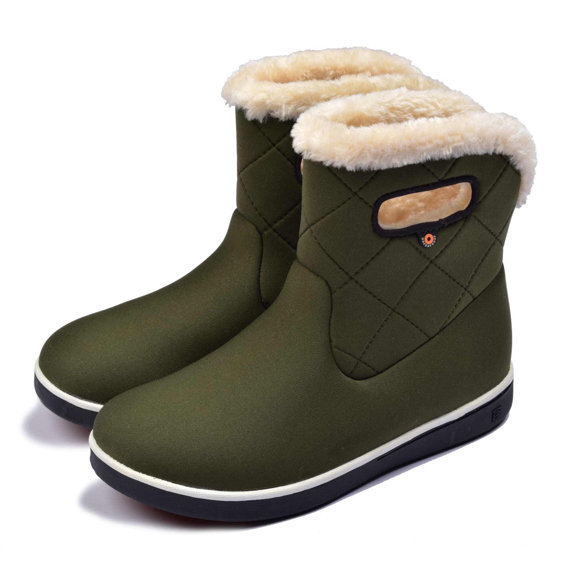 

Bogs Quilted Short Original Snow Boots Women s Boots, серый