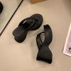 Flip-flop Slope Heel Toe Sandals Outer Wear Summer New Muffin Thick-soled High-heeled Casual Beach Slippers