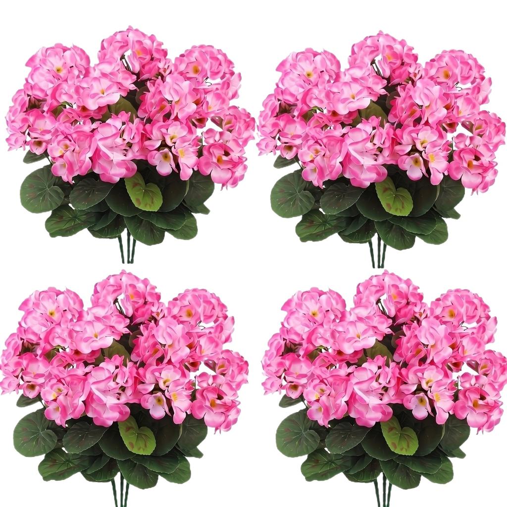 Artificial Begonia Flower Fake Flower For Home Living Room Decoration