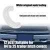 Heavy Duty NBR Tow Hook Cover Weatherproof Designs Strong Front Hitch Covers Simple Installation 2pcs for F150