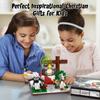 Jesus Shepherd God Building Blocks, Jesus Bible Story Action Figuretoys, Easter And Christmas Gifts For Kids Adults, 351Pcs