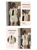 2025 Women's Summer White Blazer & Short Sleeve Suit Set - Plus Size, High-End, Fashionably Loose Fit