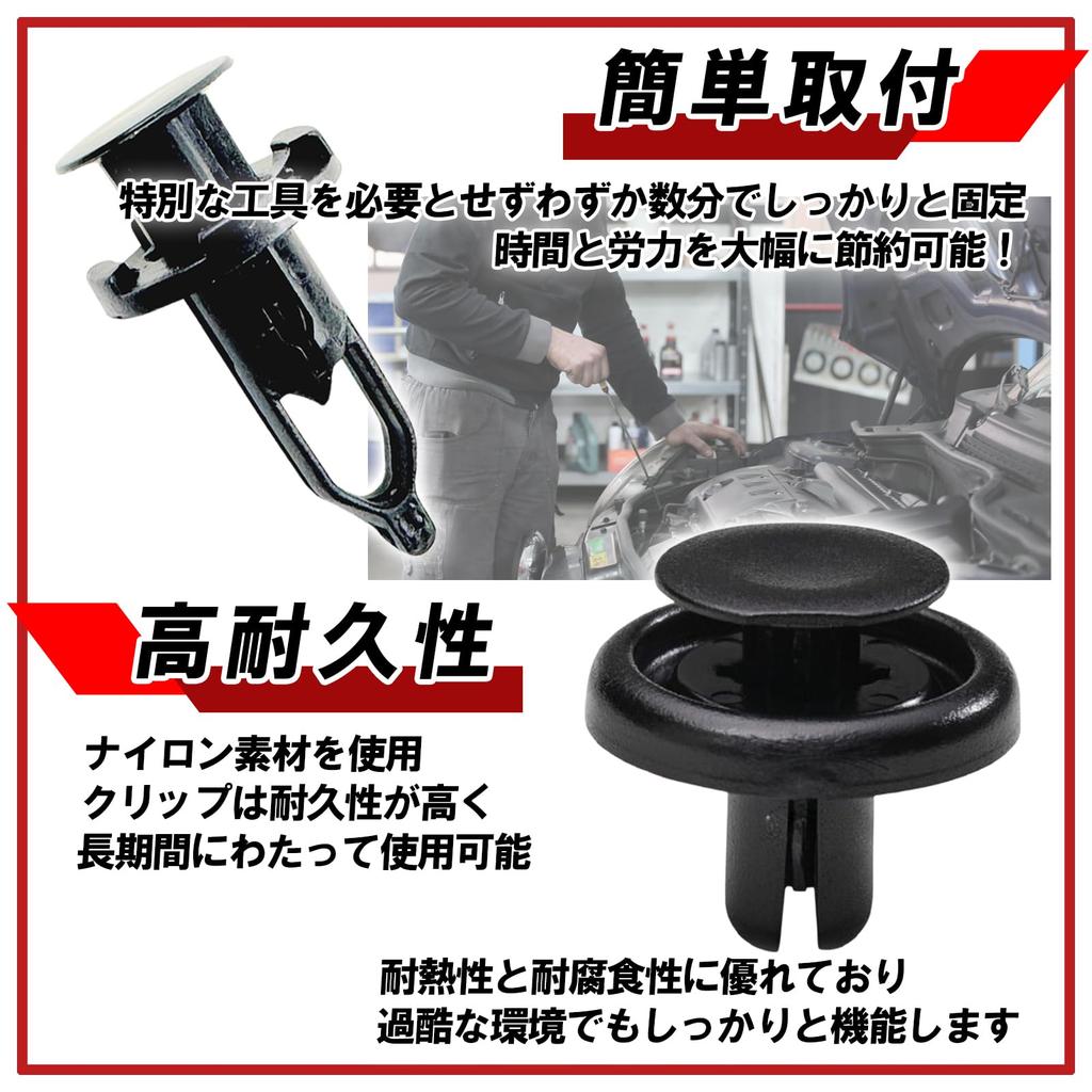 HTharros Bumper Clip Suzuki Toyota Lexus Daihatsu External Push Rivet Grille Flap Mold 90467-07201 100pcs
