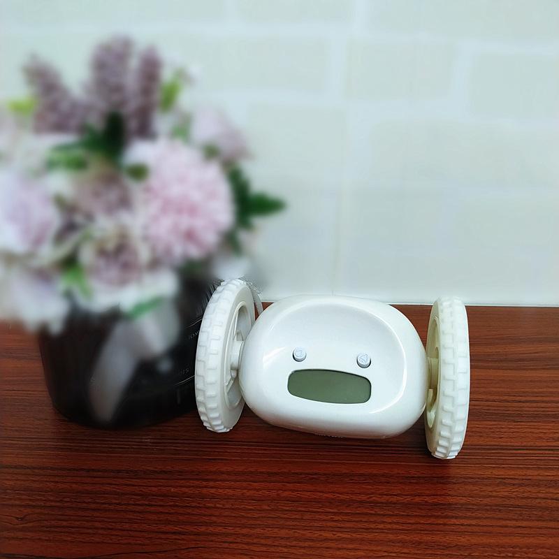 Runaway Alarm Clock - Fun Escape Clock with Wheels for Kids & Students, Snooze Feature