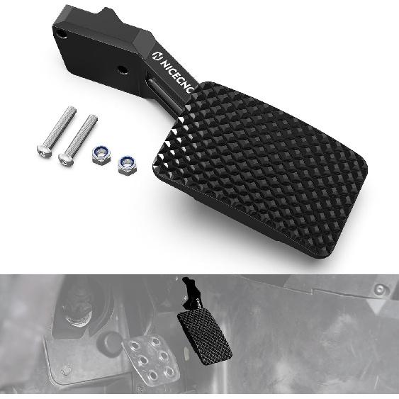 

NICECNC Accelerator Pedal Extender Billet Compatible with Can Am X3 2017-2023, Maverick X3 Max Maverick X3 900 HO, Black