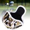 PU Leather Camouflage Semicircular Waterproof Magnetic Buckle Golf Putter Head Cover Club Headcovers